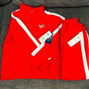 Red Reebok Jogger New